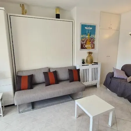 2p Terrasse Croisette 100 Meters Канны